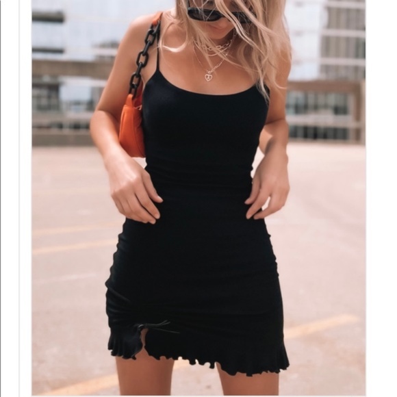 By Egreis Black Celia Dress Women Size M - Picture 1 of 5